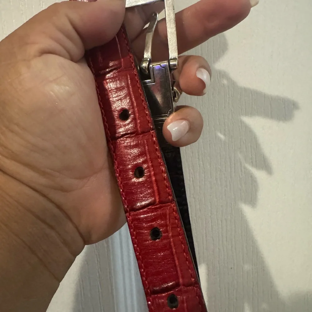 Brighton Red and Gold Women's Belt - Picture 6 of 7